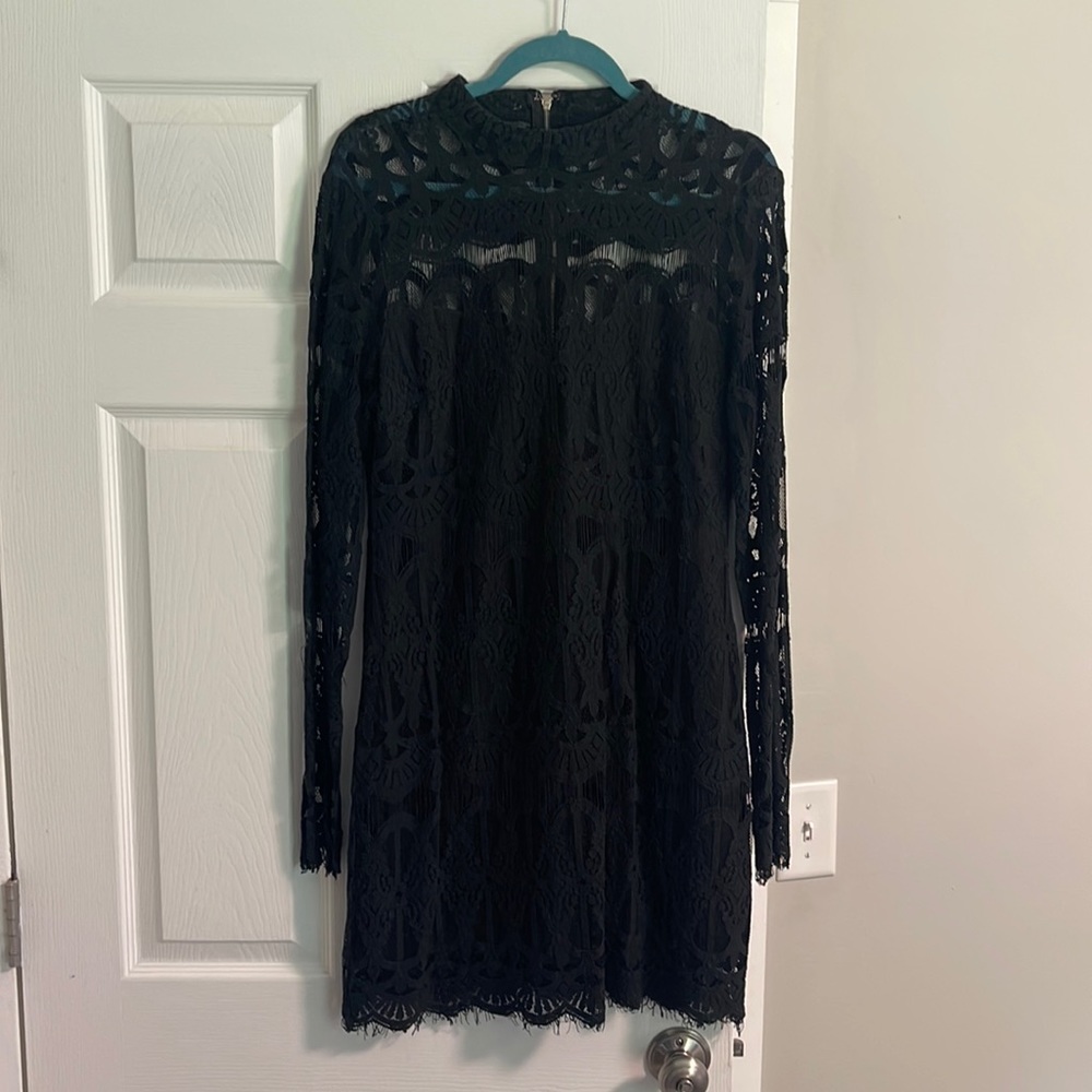 Black cocktail dress